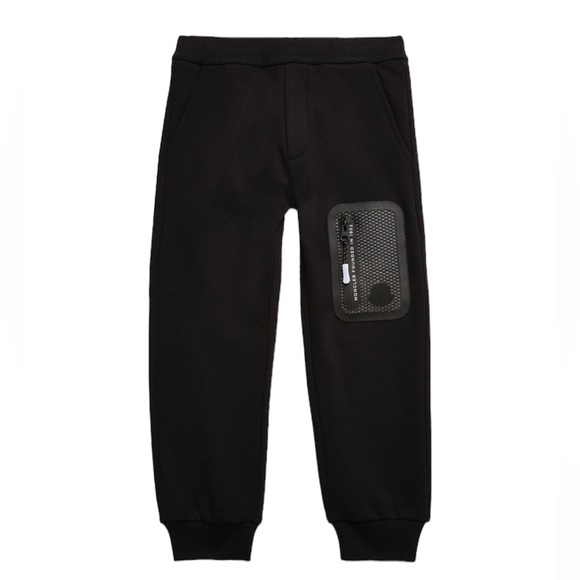 Moncler kids logo pocket joggers